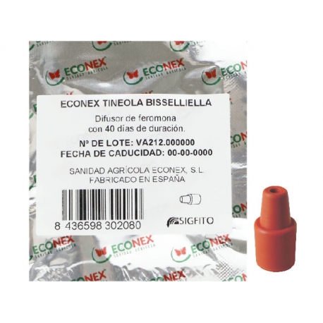 Difusor de feromonas ECONEX TINEOLA BISSELLIELLA (40 días)